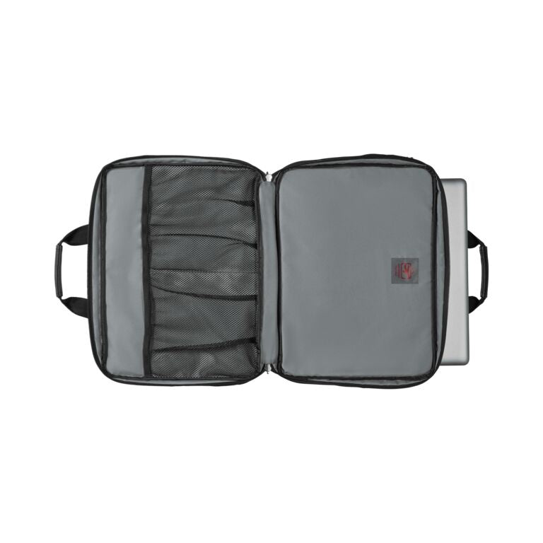 Wenger, Legacy 17" Triple Gusset Brief, Sort/Grå