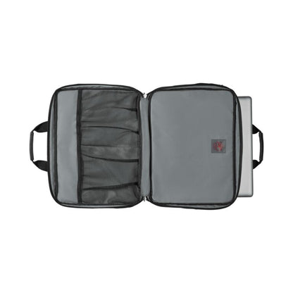 Wenger, Legacy 17" Triple Gusset Brief, Sort/Grå