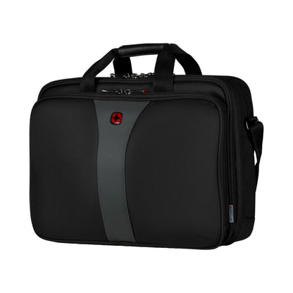 Wenger, Legacy 17" Triple Gusset Brief, Sort/Grå