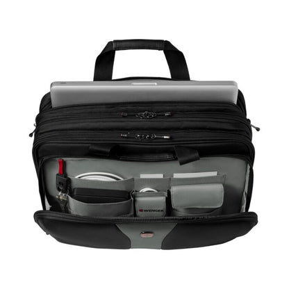 Wenger, Legacy 17" Triple Gusset Brief, Sort/Grå