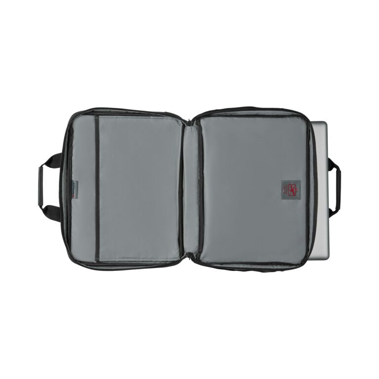 Wenger, Legacy 16" Double Gusset PC-veske, Sort/Grå