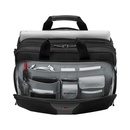Wenger, Legacy 16" Double Gusset PC-veske, Sort/Grå