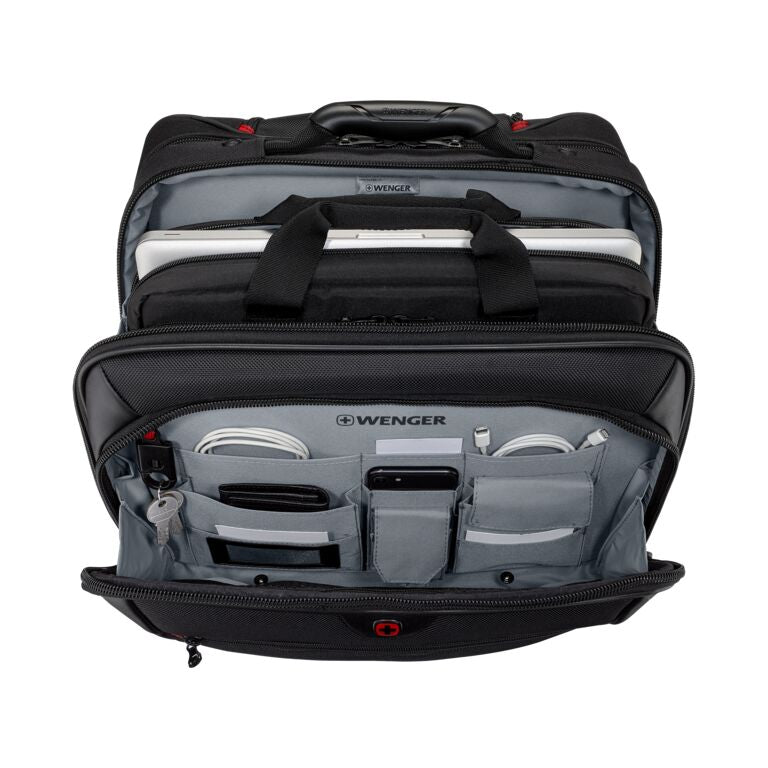 Wenger, Potomac Double Gusset m/hjul PC, Sort