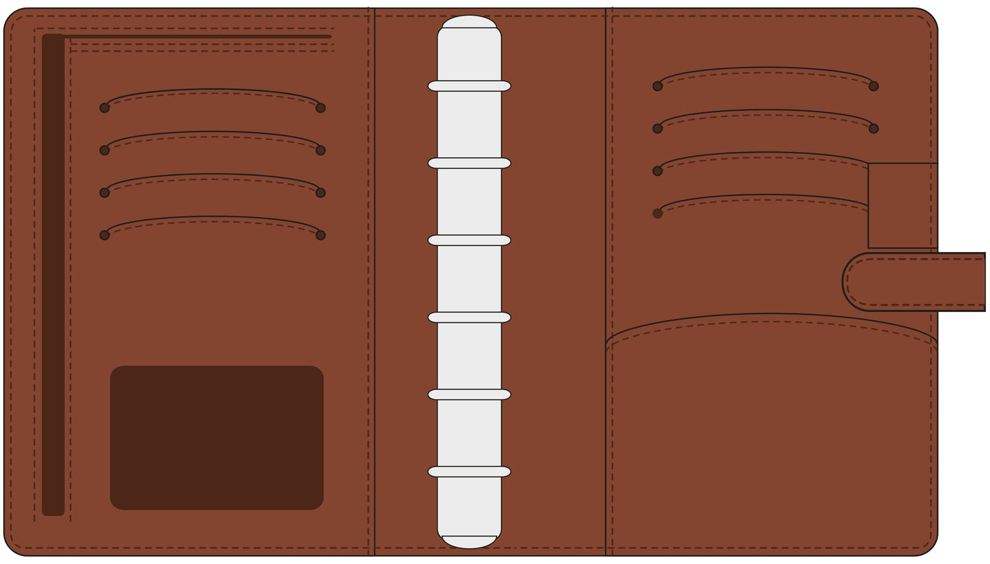 Aplan Pocket Mime, imitert perm m/seddellomme