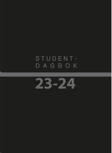 7.sans Studentdagbok A5 2023/24 Sort, forside